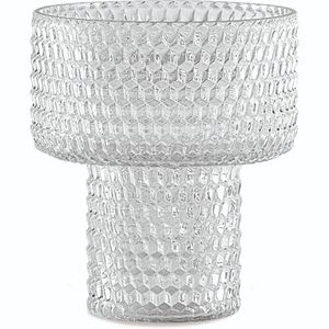 Vaso Taça Vidro Diamante